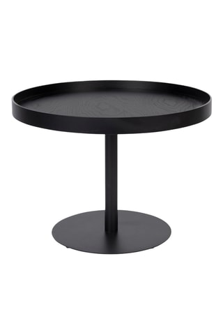 Table d'appoint en chêne et bois de sesham Yuri - 56 x 40 cm