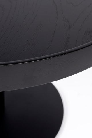 Table d'appoint en chêne et bois de sesham Yuri - 56 x 40 cm