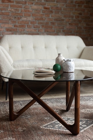 Table basse en chêne Naia - 80 x 40 cm