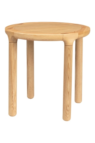Table d'appoint en frêne et chêne Storm - 45 x 35 cm