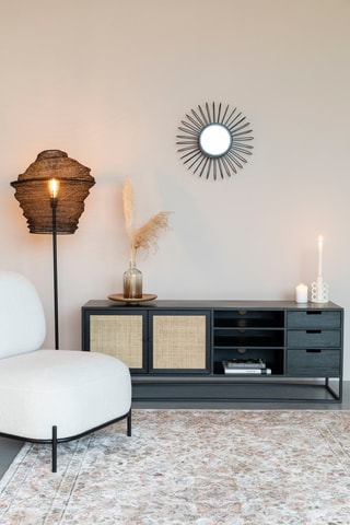 Meuble TV 2 portes Guuji - 150 x 38 x 55 cm