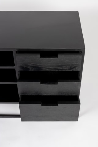 Meuble TV 2 portes Guuji - 150 x 38 x 55 cm