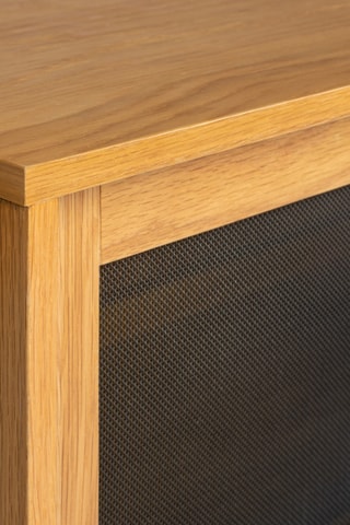 Meuble TV 2 portes en chêne Hardy - 160 x 60 x 45 cm