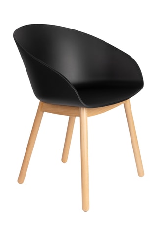 2 Chaises en chêne Void - 73,5 x 56 x 55 cm