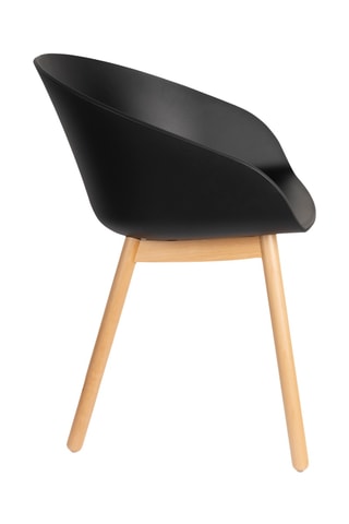 2 Chaises en chêne Void - 73,5 x 56 x 55 cm