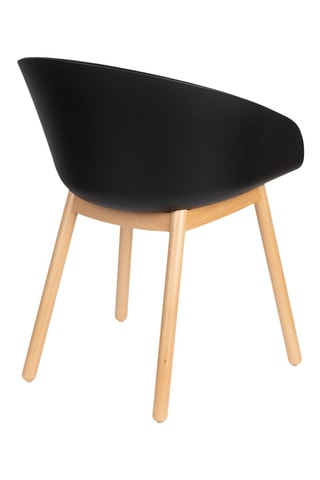 2 Chaises en chêne Void - 73,5 x 56 x 55 cm