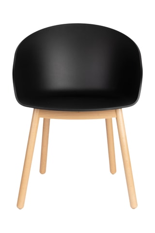 2 Chaises en chêne Void - 73,5 x 56 x 55 cm