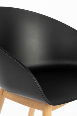 2 Chaises en chêne Void - 73,5 x 56 x 55 cm