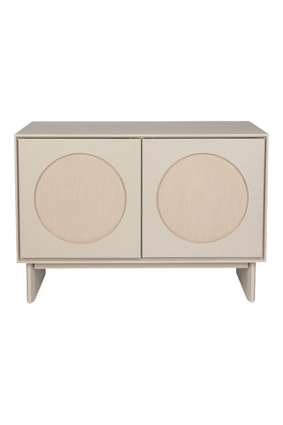 Meuble TV 2 portes en acacia Twin - 100 x 45 x 70 cm