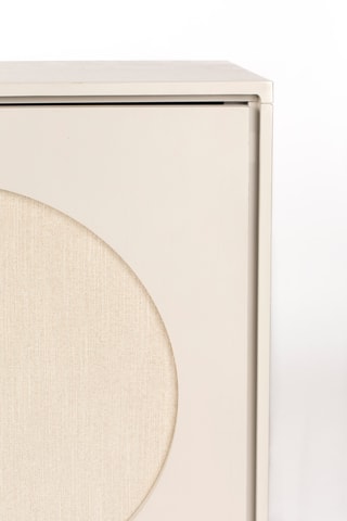 Meuble TV 2 portes en acacia Twin - 100 x 45 x 70 cm