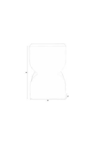 Table d'appoint Cones - 45 x 30 x 21 cm