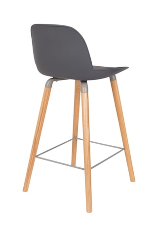 2 tabourets de bar Albert - 47,5 x 89 x 45 cm