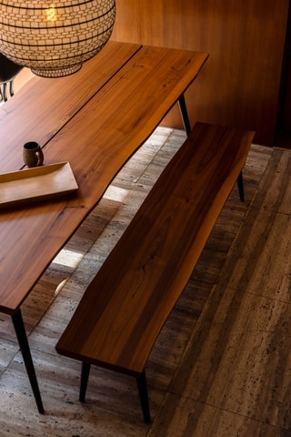 Table à manger Alagon - 160 x 90 x 75 cm