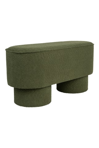 Pouf Marcos - Vert - En polyester