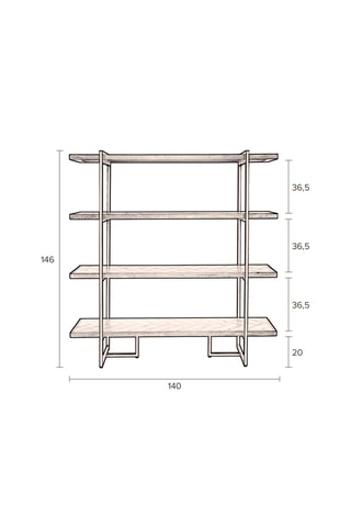 Etagère Class - 146 x 140 cm