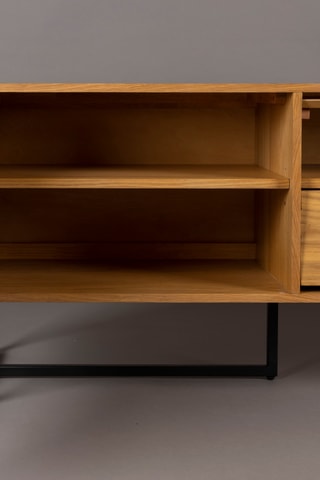 Meuble TV 2 portes en chêne Class - 180 x 45 x 60 cm