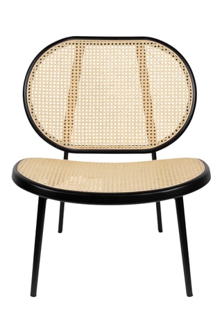 Fauteuil Spike - Noir - En tissu