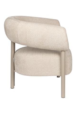 Fauteuil Heels - Beige - En tissu doux