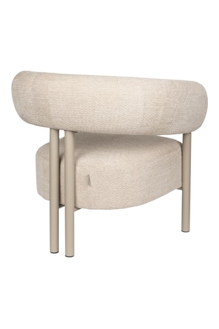 Fauteuil Heels - Beige - En tissu doux