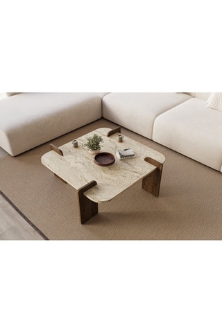 Table basse Afrolli - 90 x 90 x 40 cm