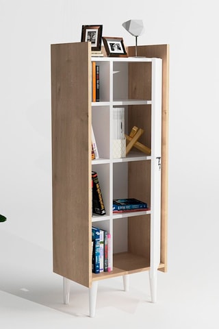 Meuble de salle de bain 1 porte - 50 x 140 x 30 cm