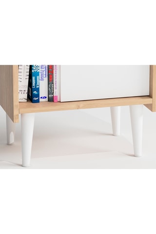 Meuble de salle de bain 1 porte - 50 x 140 x 30 cm