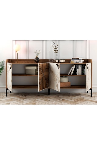 Bahut 4 portes - 180 x 35 x 78 cm