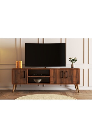 Meuble TV 3 portes - 150 x 52 x 34 cm