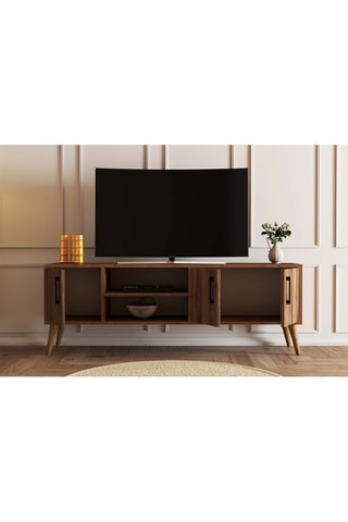 Meuble TV 3 portes - 150 x 52 x 34 cm