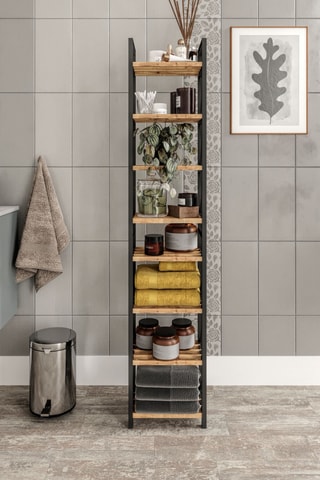 Étagère en bois - 23 x 18 x 128 cm