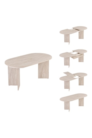 Table à manger extensible - 160/200 x 76 x 89,5 cm