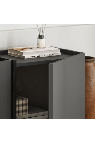 Meuble TV 4 portes - 180 x 46,2 x 35 cm