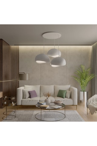 Suspension - Gris -3 x 40 W