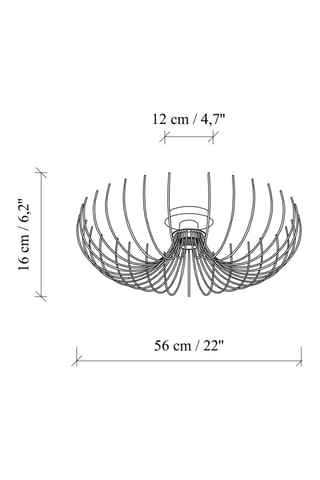 Plafonnier Karsortel - Doré - 40 W