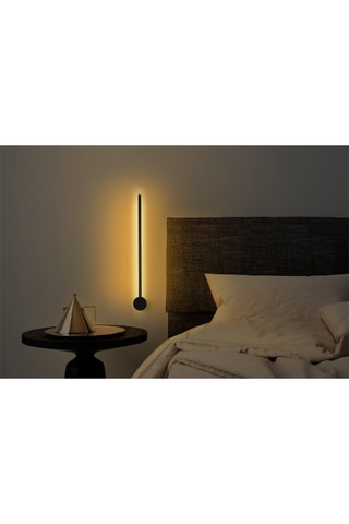 Applique murale LED Sword - Noir - 8 W