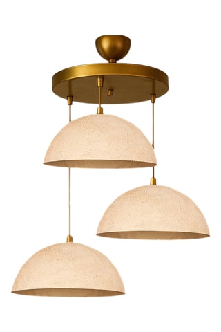 Suspension - Doré - 3 x 40 W