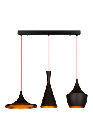 Suspension Elmas  - Noir - 3 x 100 W