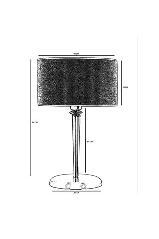 Lampe à poser Maya - Beige et bronze - 60 W