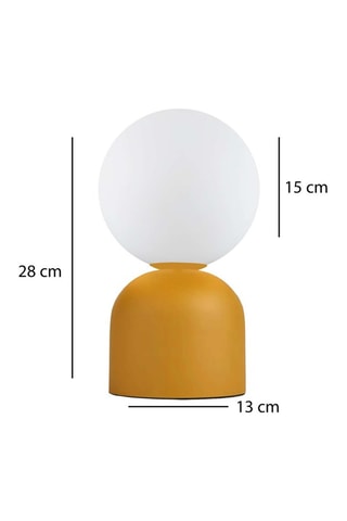 Lampe de table - Jaune - 40 W