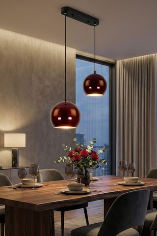 Suspension Orbit - Marron - 2 x 40 W