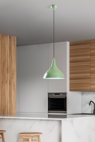 Lámpara de techo Bitlis - Verde claro - 40 W