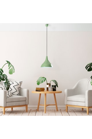 Lámpara de techo Bitlis - Verde claro - 40 W