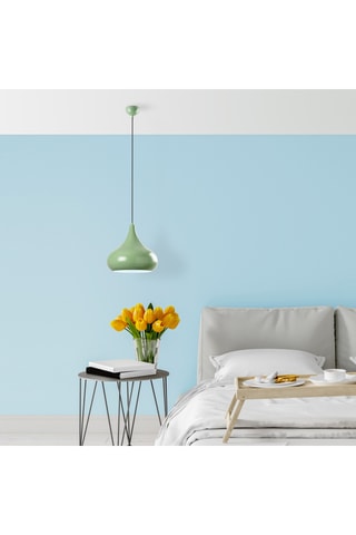 Lámpara de techo Saglam - Verde - 40 W