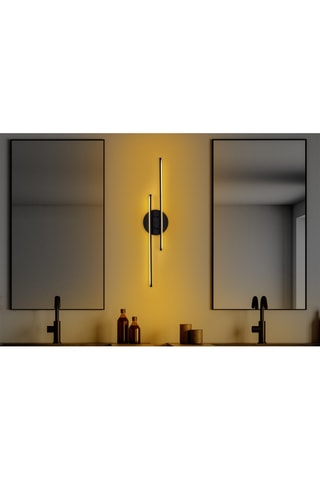 Applique murale Umut - Noir - 16 W