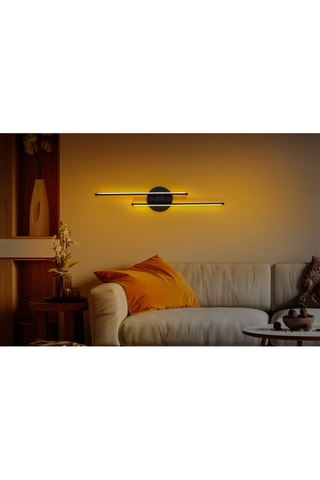 Applique murale Umut - Noir - 16 W