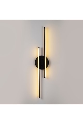 Applique murale Umut - Noir - 16 W