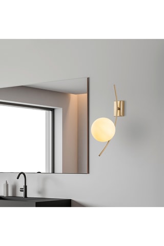 Applique murale Hilal - Doré et blanc - 40 W