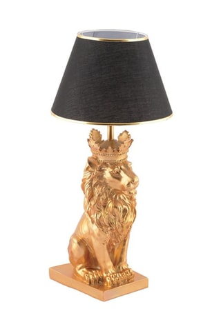 Lampe à poser - Noir et doré - 45-60 W