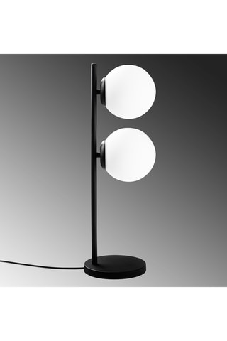 Lampe de table - Noir - 2 x 40 W