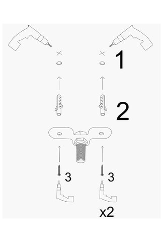 Suspension Flower - Noir - 6 x 40 W